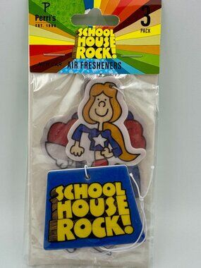 3 School House Rock! New Car Scented Car Air Fresheners
